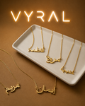 Signature Arabic Name Necklace, Personalized